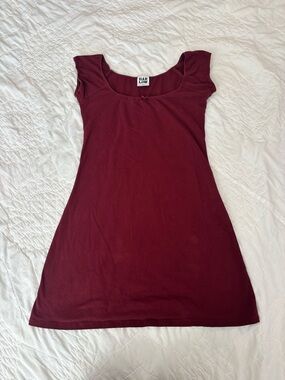 Harlow Deep Wine Scoop Neck Top